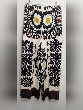 Zara Printed Culotte Trousers